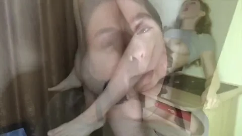 Bothering a cute Russian girl while she plays Witcher — frame