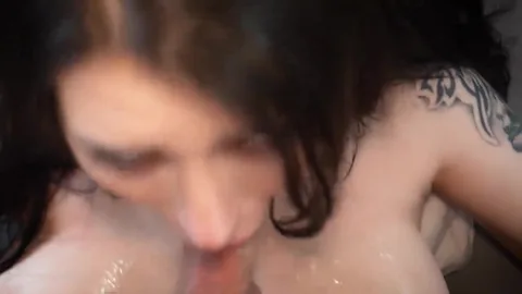 Fuck between tits, beg for cum shot — I’m inside now — frame
