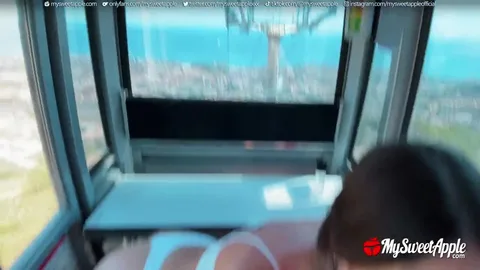 People watch us but she strips anyway — public sex vibes 😈 — frame