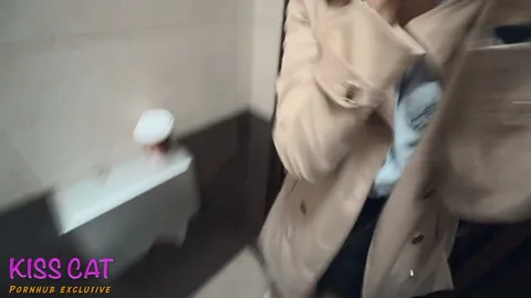 Came in her mouth, then gave her coffee to wash it down — frame