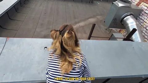 Brought you to the roof? Now suck me, baby π β frame