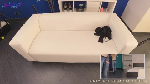 Shy and cute, but swears during blowjob — frame