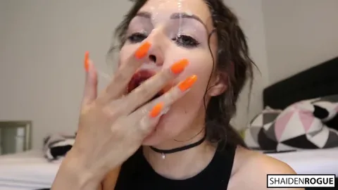 Made her throat suffer due to her period — frame