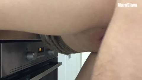 Neighbor lets him inside her kitchen and ass π β frame