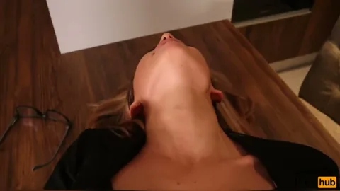 Booked hotel room to fuck secretary on table — frame