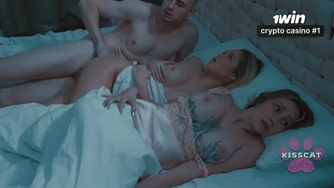Stepmom caught us, now she's joining the bed 🤷‍♀️ — frame