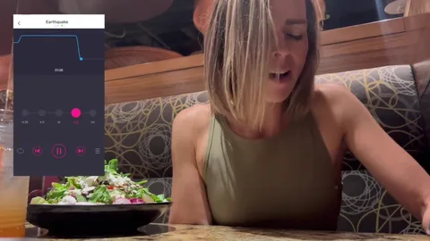 Came in restaurant β I control her pussy with phone π± β frame