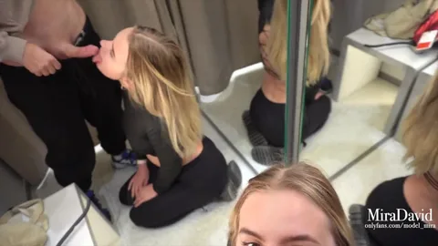 We're in the fitting room β strip and ignore the camera π β frame