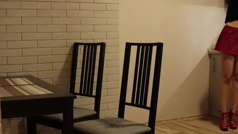 Spill cum from pussy into coffee so husband won’t know — frame
