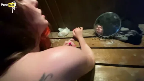 Fucked mom in sauna, dad busted me before I came — frame