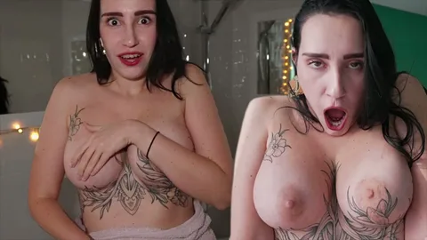 I wasn't peeking — just wanted to see and touch mom's tits — frame