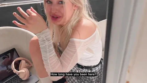 Sister doesn't know I'm jerking off watching her 💋 — frame