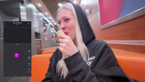 Took her to McDonald’s — she came from joy (and vibrator) 🍟 — frame