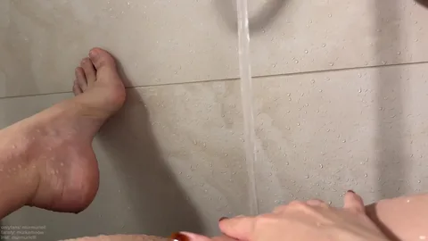 She gets serviced by communal workers in shower 💦 🚿 — frame